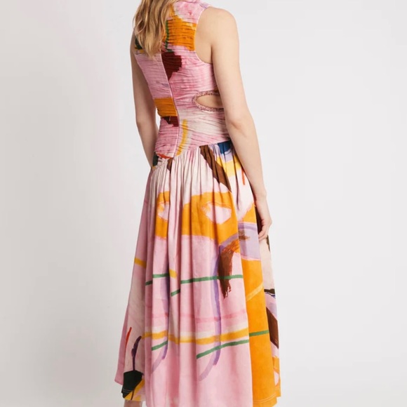 AJE JOLIE ABSTRACT DRESS - XS - Picture 3 of 6